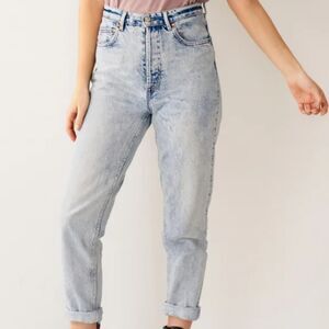 Free People High Rise Relaxed Fit Jeans Size 29